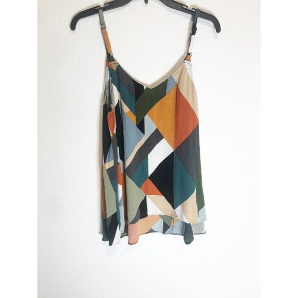 Torrid Sophie crinkle gauze swing cami- patchwork inspired coloring size 1 - Picture 2 of 4